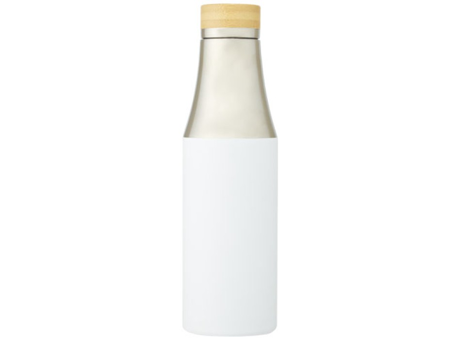Borraccia termica in acciaio inossidabile con isolamento sottovuoto in rame e coperchio in bambù da 540 ml Hulan FullGadgets.com