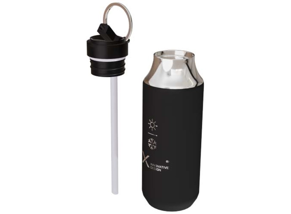Borraccia termica in acciaio inossidabile da 500 ml con cannuccia SCX.design D12 FullGadgets.com