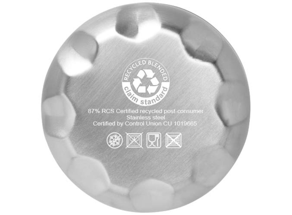 Borraccia termica in acciaio inossidabile riciclato certificato RCS con isolamento sottovuoto in rame da 500 ml Cove  FullGadgets.com