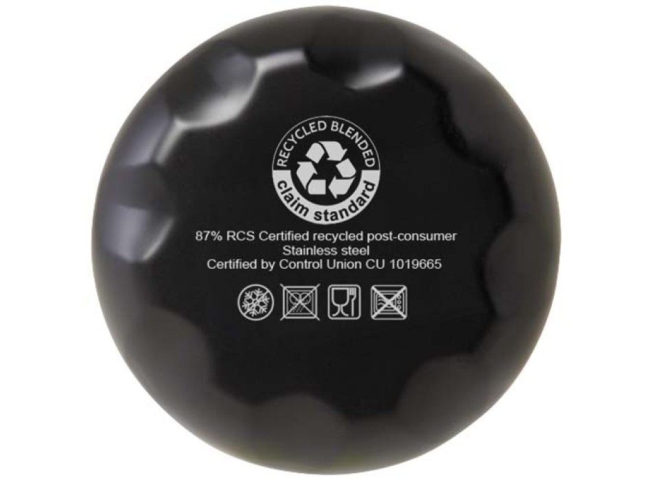 Borraccia termica in acciaio inossidabile riciclato certificato RCS con isolamento sottovuoto in rame da 500 ml Cove  FullGadgets.com