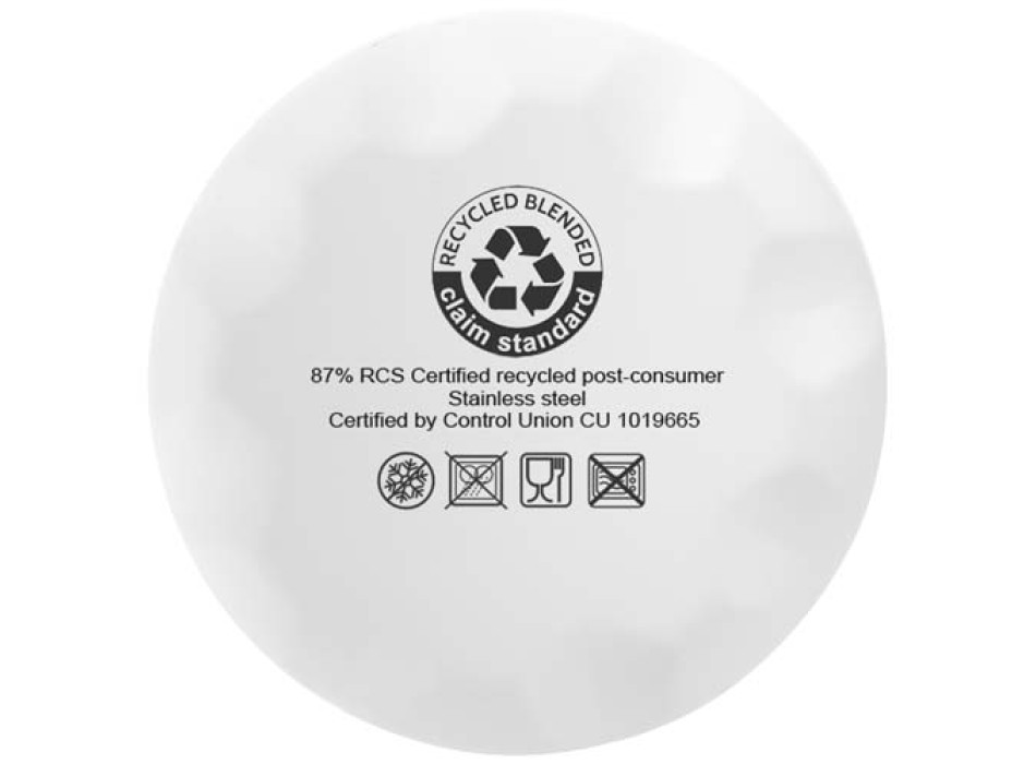 Borraccia termica in acciaio inossidabile riciclato certificato RCS con isolamento sottovuoto in rame da 500 ml Cove  FullGadgets.com