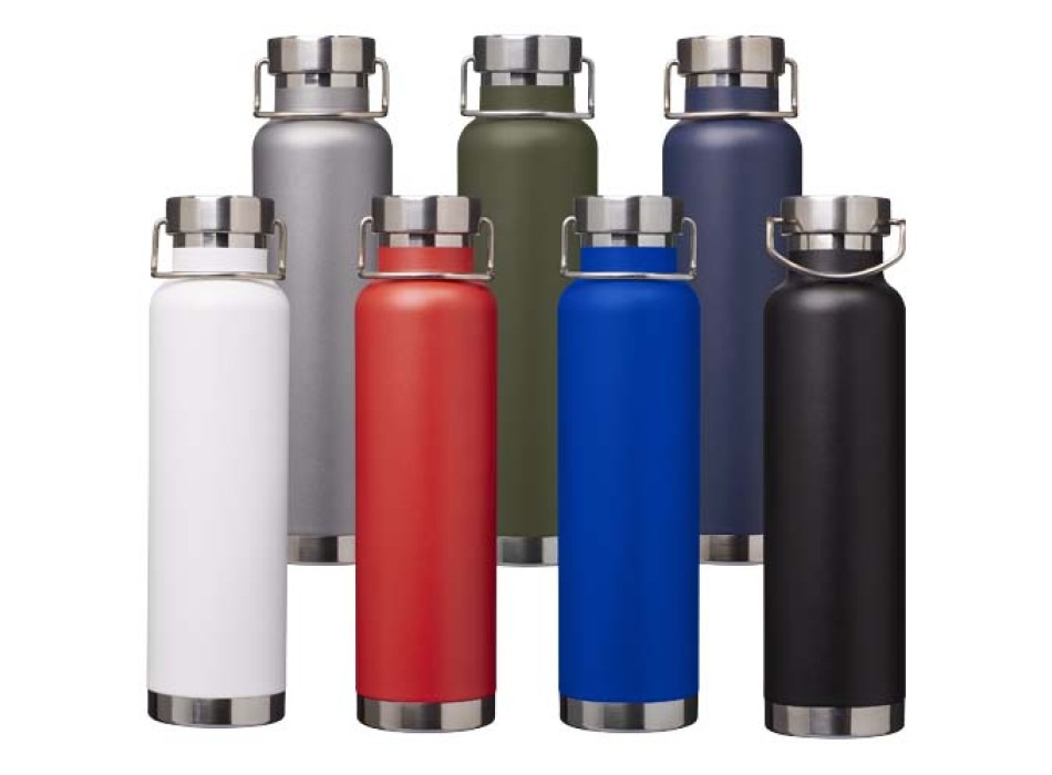 Borraccia termica in acciaio inossidabile riciclato RCS con isolamento sottovuoto in rame da 650 ml Thor  FullGadgets.com