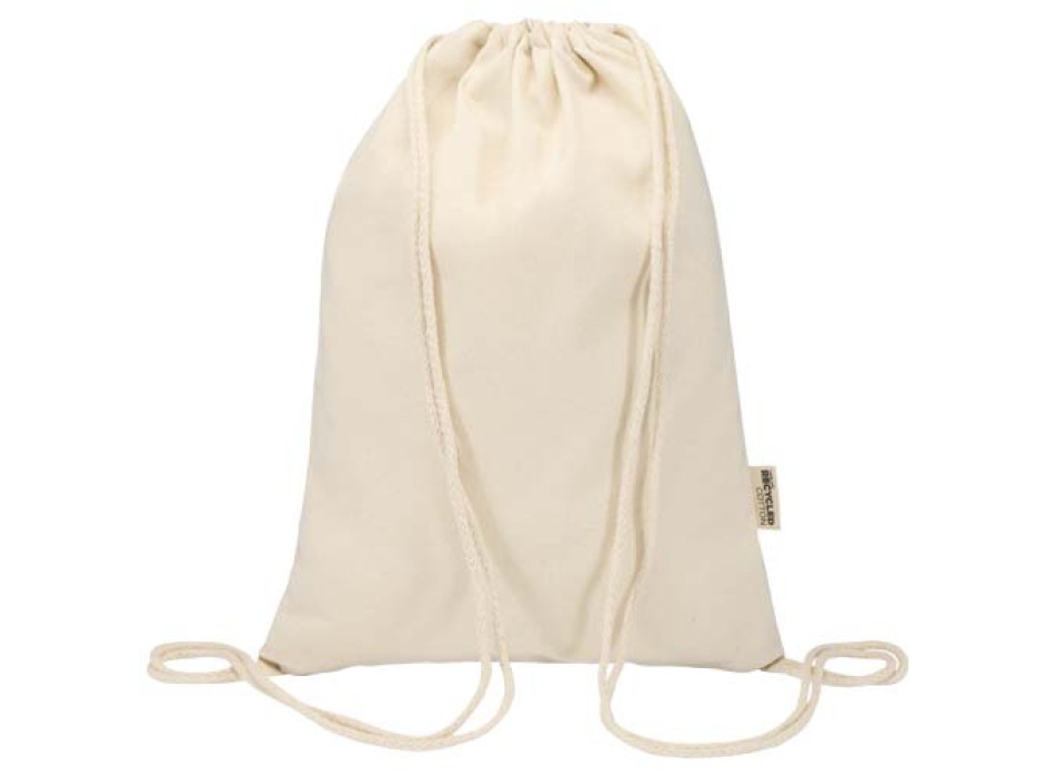 Borsa con cordoncino  in materiale riciclato GRS da 140 g/m² Oregon Blend - 5L FullGadgets.com
