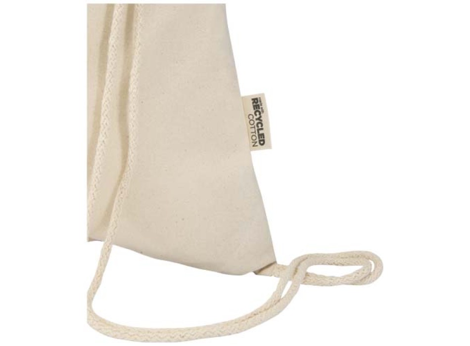 Borsa con cordoncino  in materiale riciclato GRS da 140 g/m² Oregon Blend - 5L FullGadgets.com