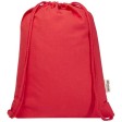 Borsa con cordoncino in materiale riciclato GRS da 180 g/m² Peru Blend - 5L FullGadgets.com
