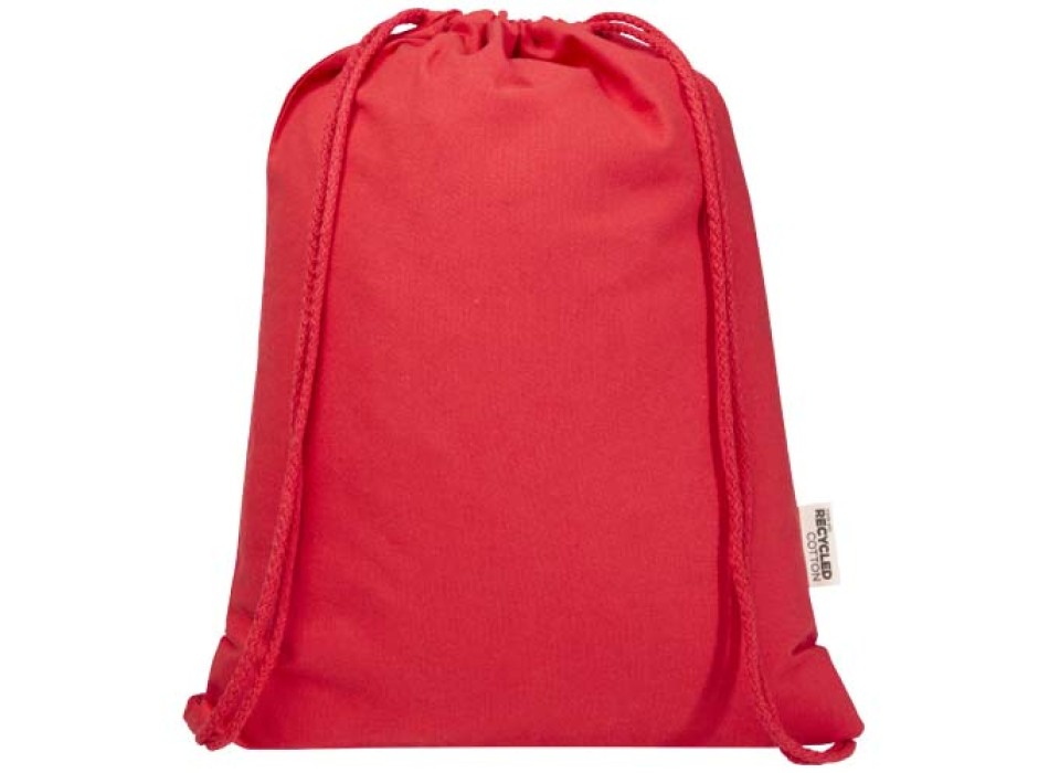 Borsa con cordoncino in materiale riciclato GRS da 180 g/m² Peru Blend - 5L FullGadgets.com