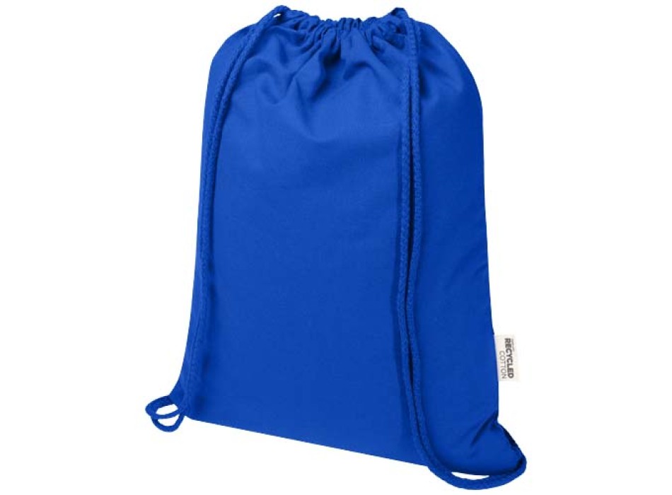 Borsa con cordoncino in materiale riciclato GRS da 180 g/m² Peru Blend - 5L FullGadgets.com