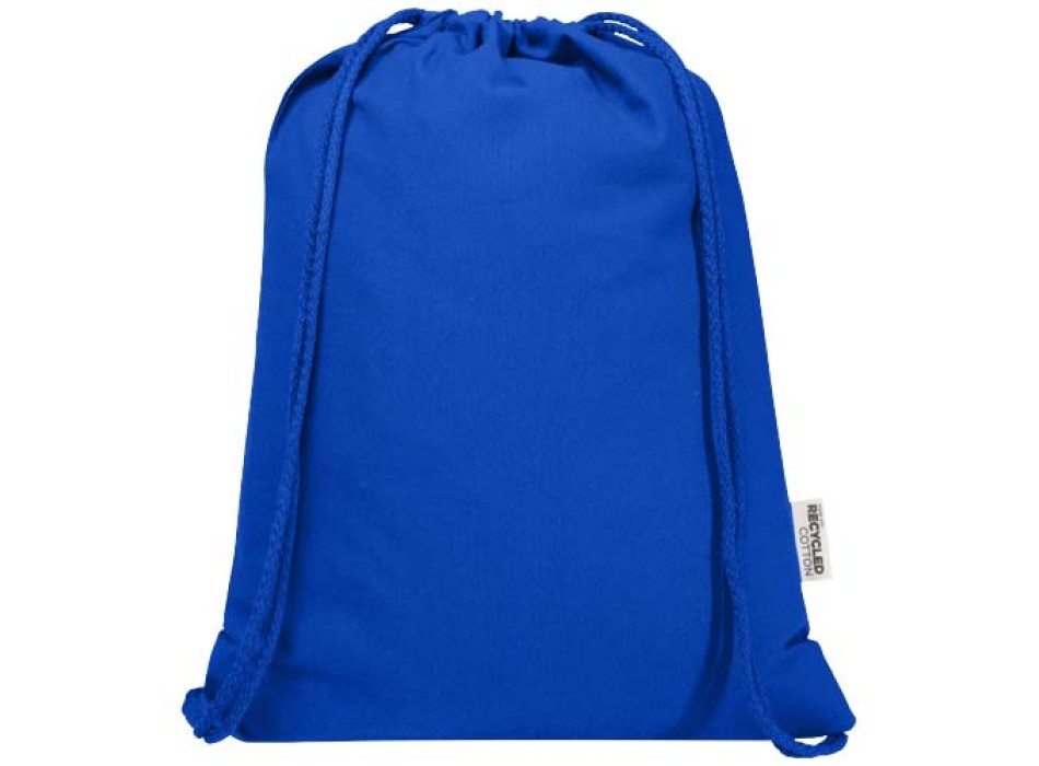 Borsa con cordoncino in materiale riciclato GRS da 180 g/m² Peru Blend - 5L FullGadgets.com