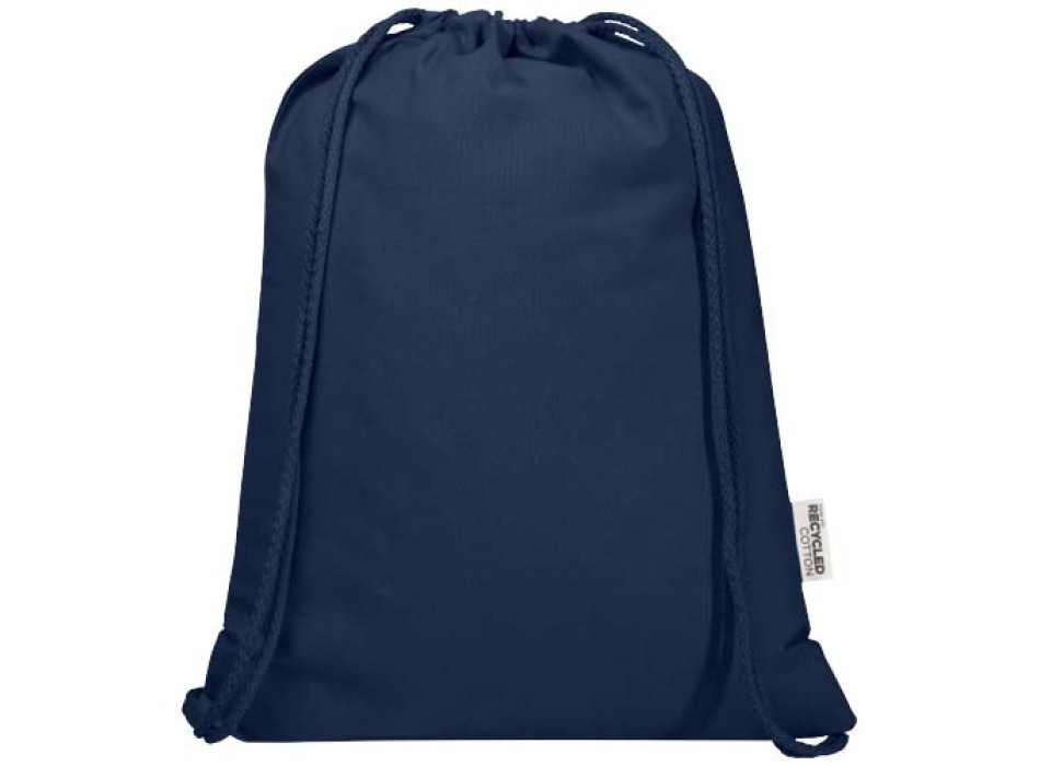 Borsa con cordoncino in materiale riciclato GRS da 180 g/m² Peru Blend - 5L FullGadgets.com