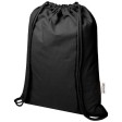 Borsa con cordoncino in materiale riciclato GRS da 180 g/m² Peru Blend - 5L FullGadgets.com