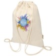 Borsa con cordoncino in materiale riciclato GRS da 180 g/m² Peru Blend - 5L FullGadgets.com