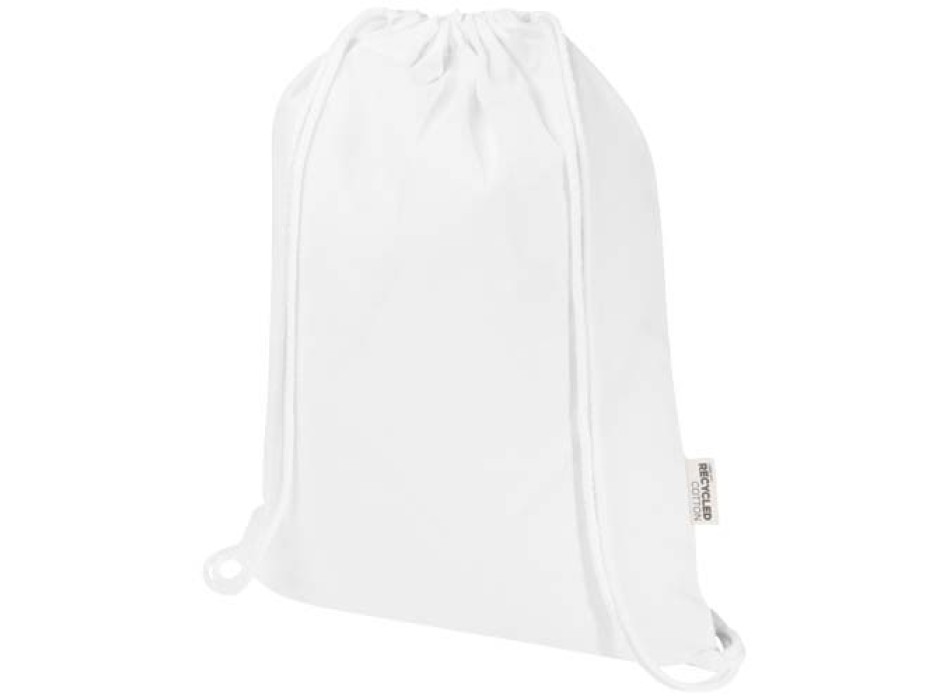 Borsa con cordoncino in materiale riciclato GRS da 180 g/m² Peru Blend - 5L FullGadgets.com