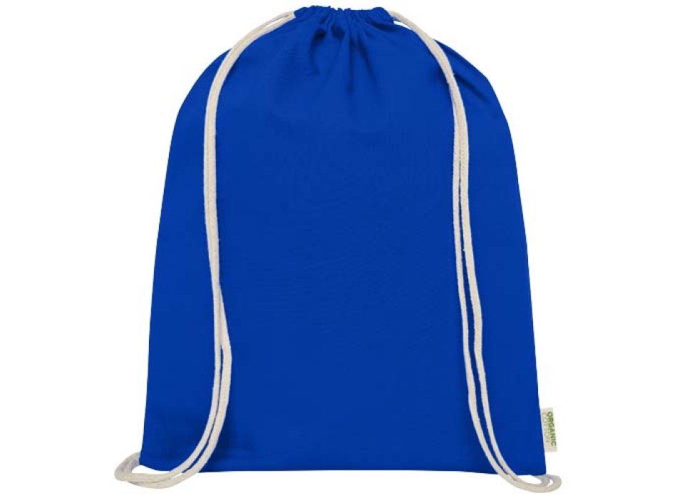 Borsa con cordoncino in tessuto biologico certificato OCS da 140 g/m² Odisha  - 5L FullGadgets.com