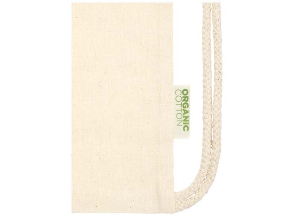 Borsa con cordoncino in tessuto biologico certificato OCS da 140 g/m² Odisha  - 5L FullGadgets.com