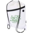 Borsa con coulisse in RPET con tasca frontale con cerniera Oriole - 5L FullGadgets.com