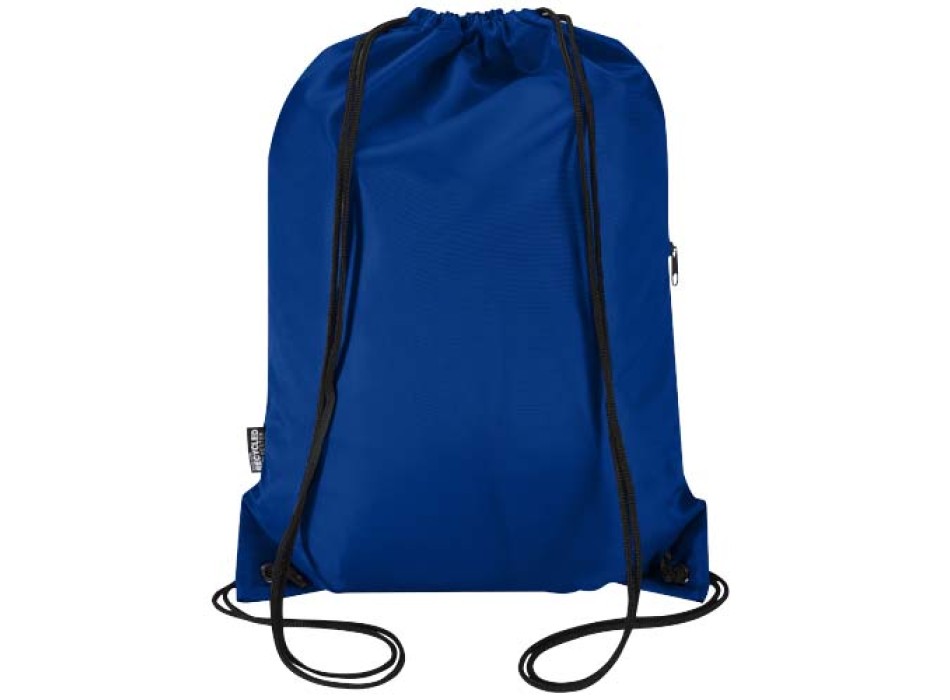Borsa con coulisse in RPET con tasca frontale con cerniera Oriole - 5L FullGadgets.com