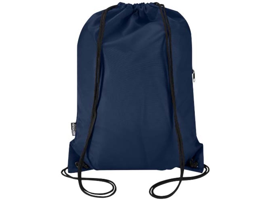 Borsa con coulisse in RPET con tasca frontale con cerniera Oriole - 5L FullGadgets.com