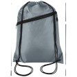 Borsa con coulisse in RPET con tasca frontale con cerniera Oriole - 5L FullGadgets.com