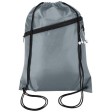 Borsa con coulisse in RPET con tasca frontale con cerniera Oriole - 5L FullGadgets.com