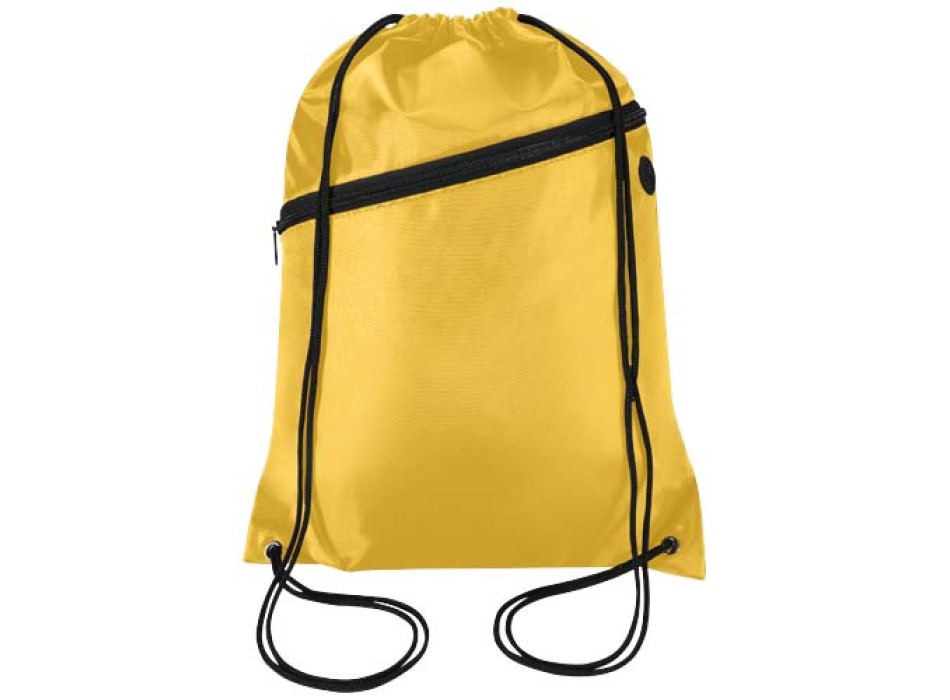 Borsa con coulisse in RPET con tasca frontale con cerniera Oriole - 5L FullGadgets.com