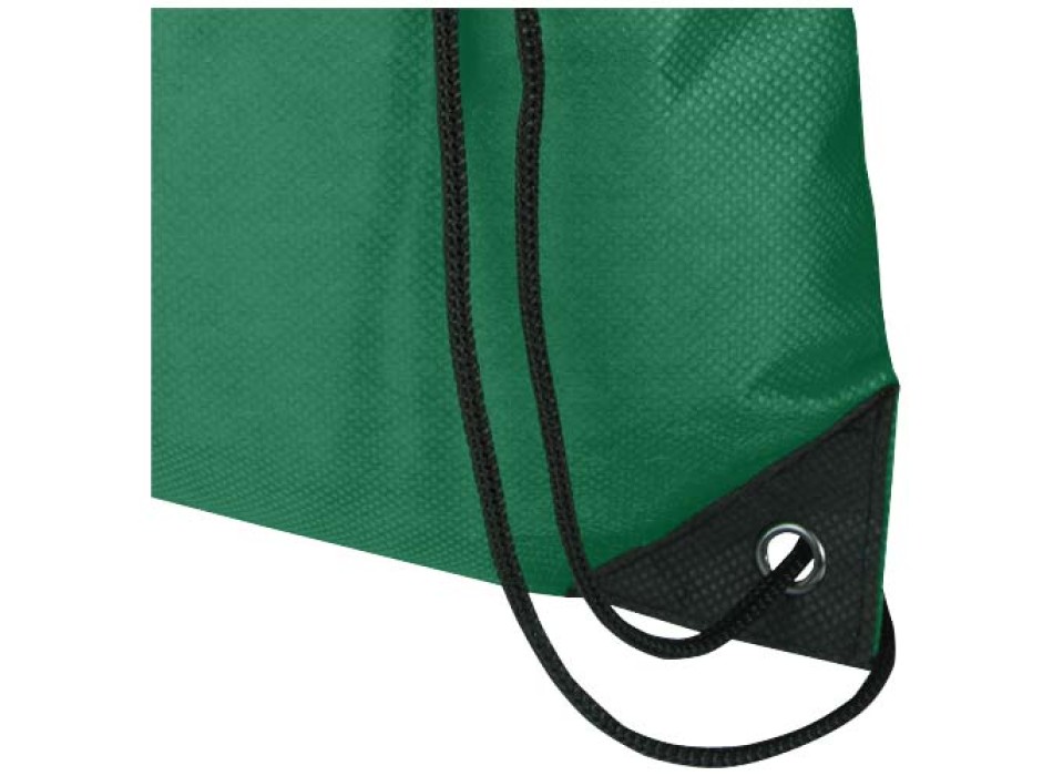 Borsa con coulisse in tessuto non tessuto riciclato certificato GRS Evergreen - 5L FullGadgets.com