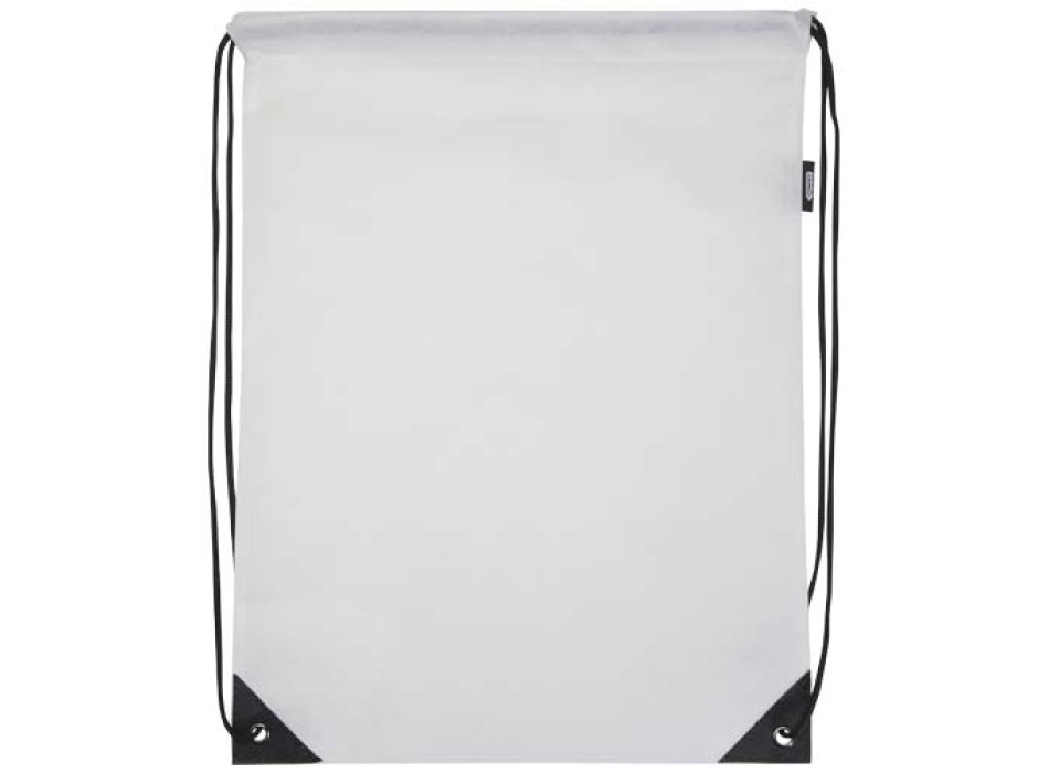 Borsa con coulisse in tessuto non tessuto riciclato certificato GRS Evergreen - 5L FullGadgets.com