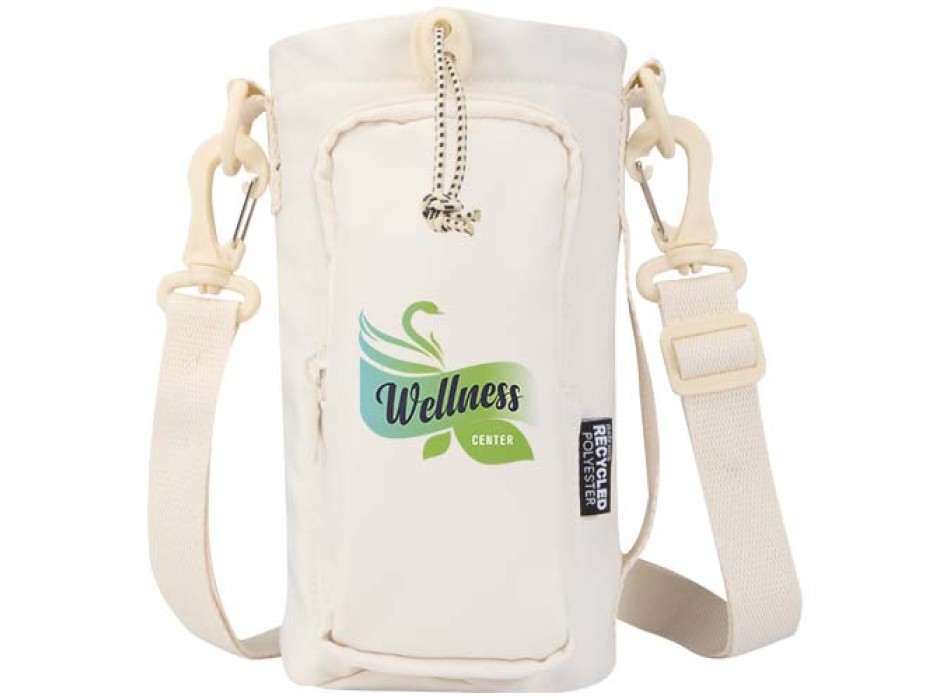 Borsa da viaggio per bottiglie in materiale riciclato da 2 litri Trip Aware™ FullGadgets.com