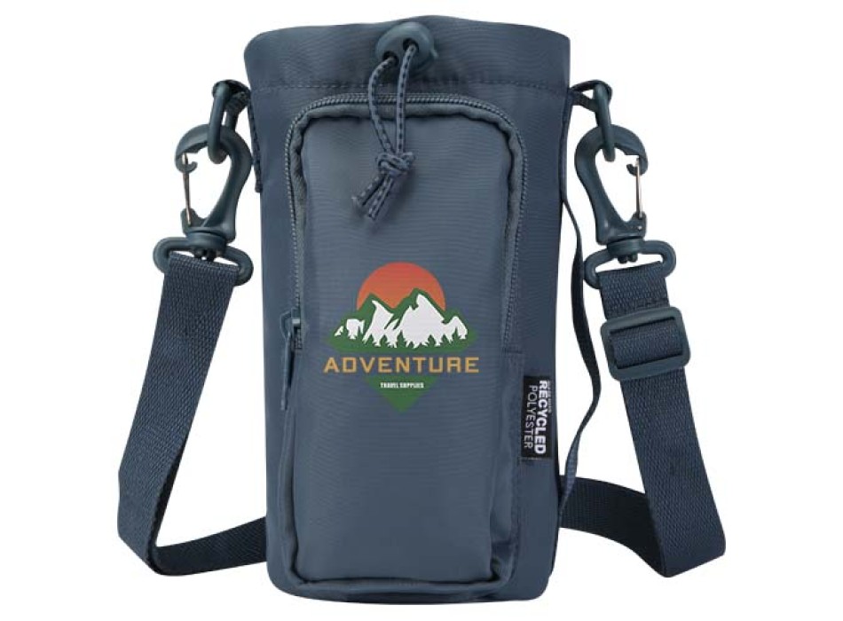 Borsa da viaggio per bottiglie in materiale riciclato da 2 litri Trip Aware™ FullGadgets.com