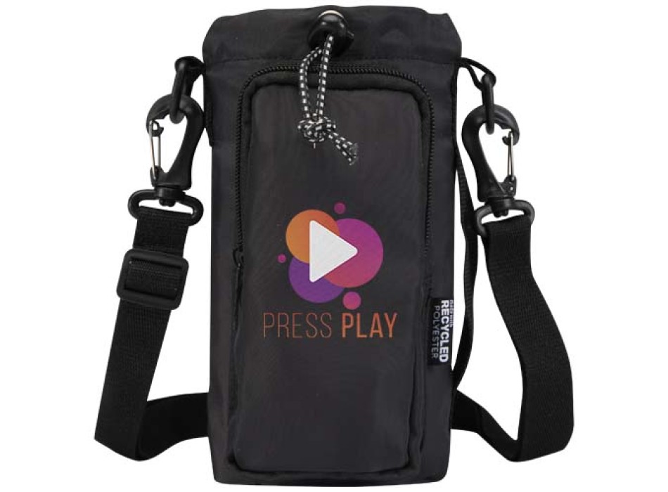 Borsa da viaggio per bottiglie in materiale riciclato da 2 litri Trip Aware™ FullGadgets.com