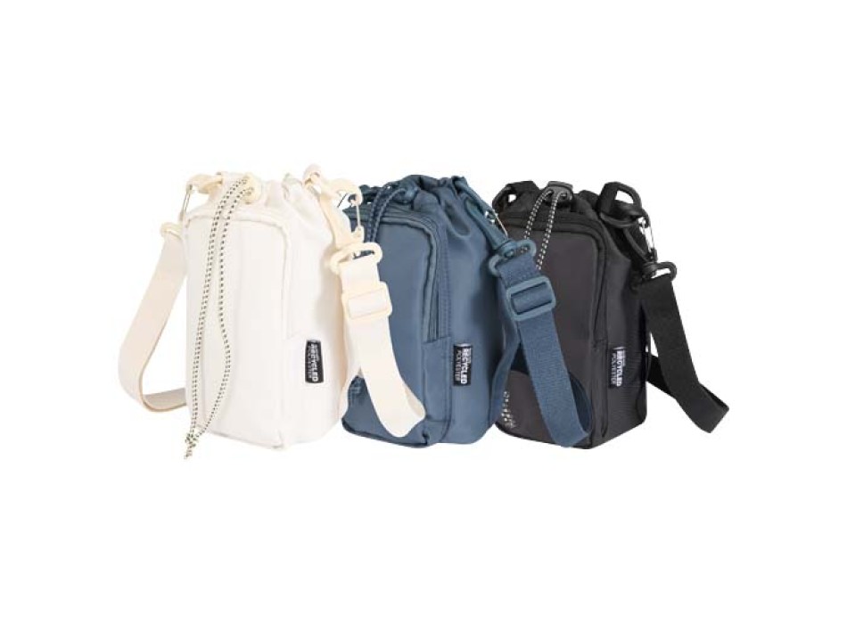 Borsa da viaggio per bottiglie in materiale riciclato da 2 litri Trip Aware™ FullGadgets.com