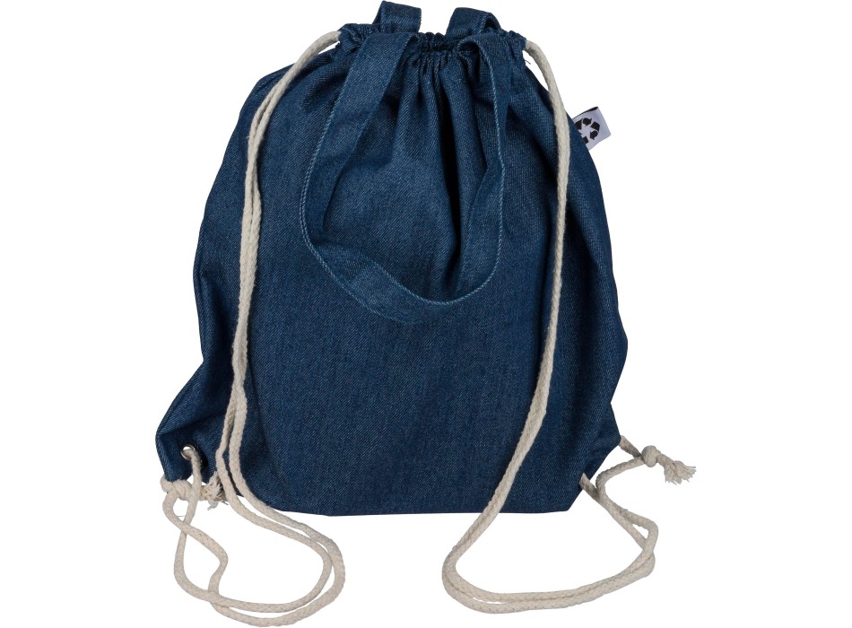 Borsa denim riciclato con coulisse Dex FullGadgets.com