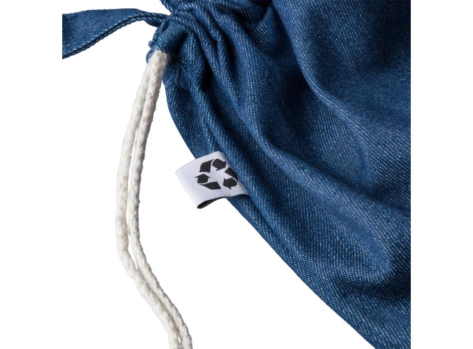Borsa denim riciclato con coulisse Dex FullGadgets.com