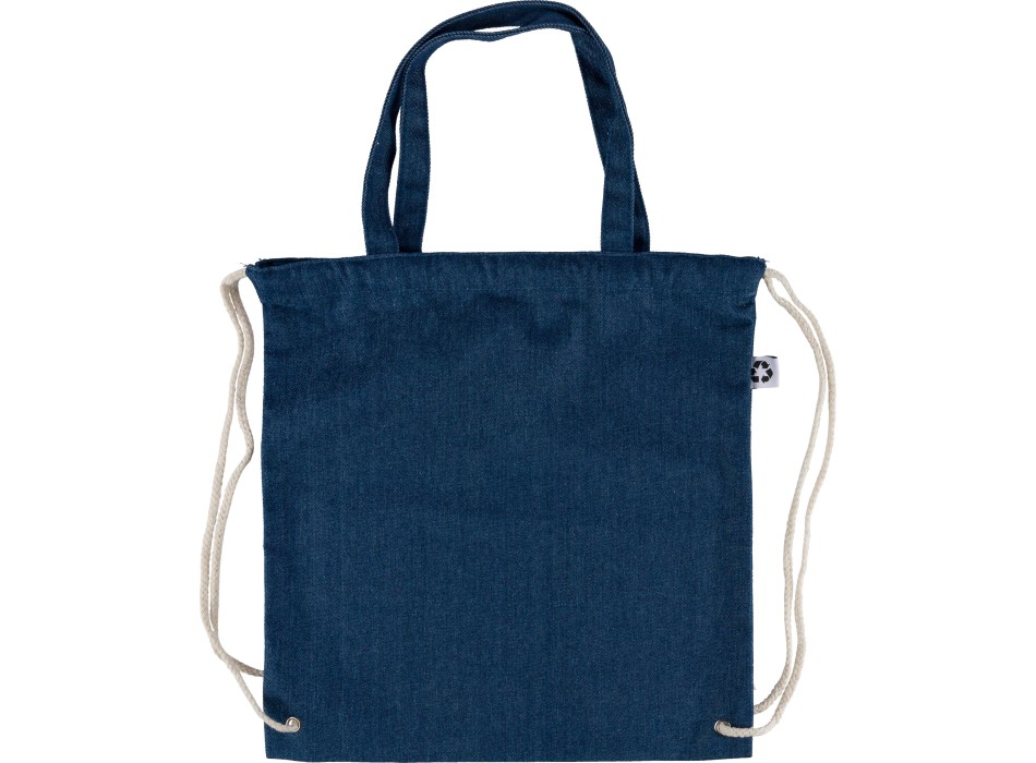 Borsa denim riciclato con coulisse Dex FullGadgets.com