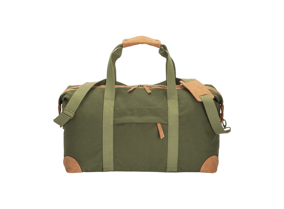 Borsa duffle in canvas  riciclato. Tracolla regolabile e removibile con fibbie in metallo FullGadgets.com