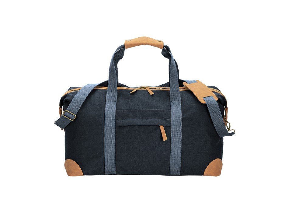 Borsa duffle in canvas  riciclato. Tracolla regolabile e removibile con fibbie in metallo FullGadgets.com