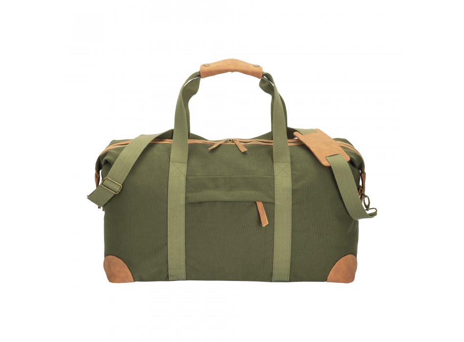 Borsa duffle in canvas  riciclato. tracolla regolabile e removibile con fibbie in metallo FullGadgets.com