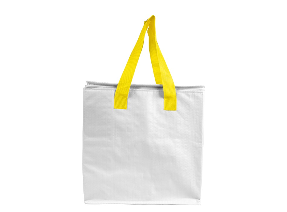 Borsa frigo in PP laminato 120 g/m2 , manici colorati, chisura zip FullGadgets.com