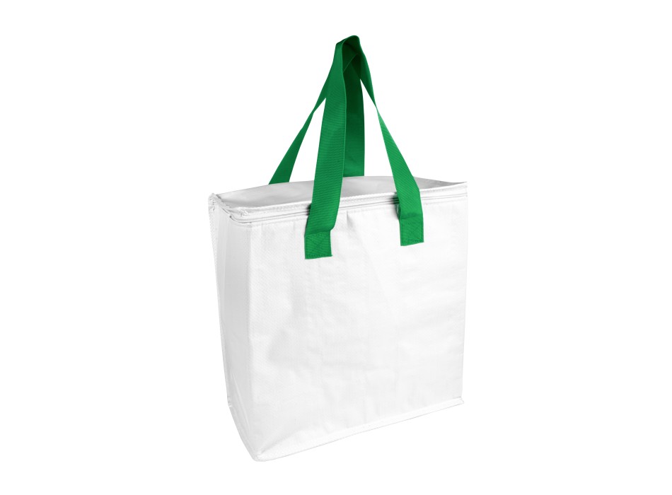Borsa frigo in PP laminato 120 g/m2 , manici colorati, chisura zip FullGadgets.com