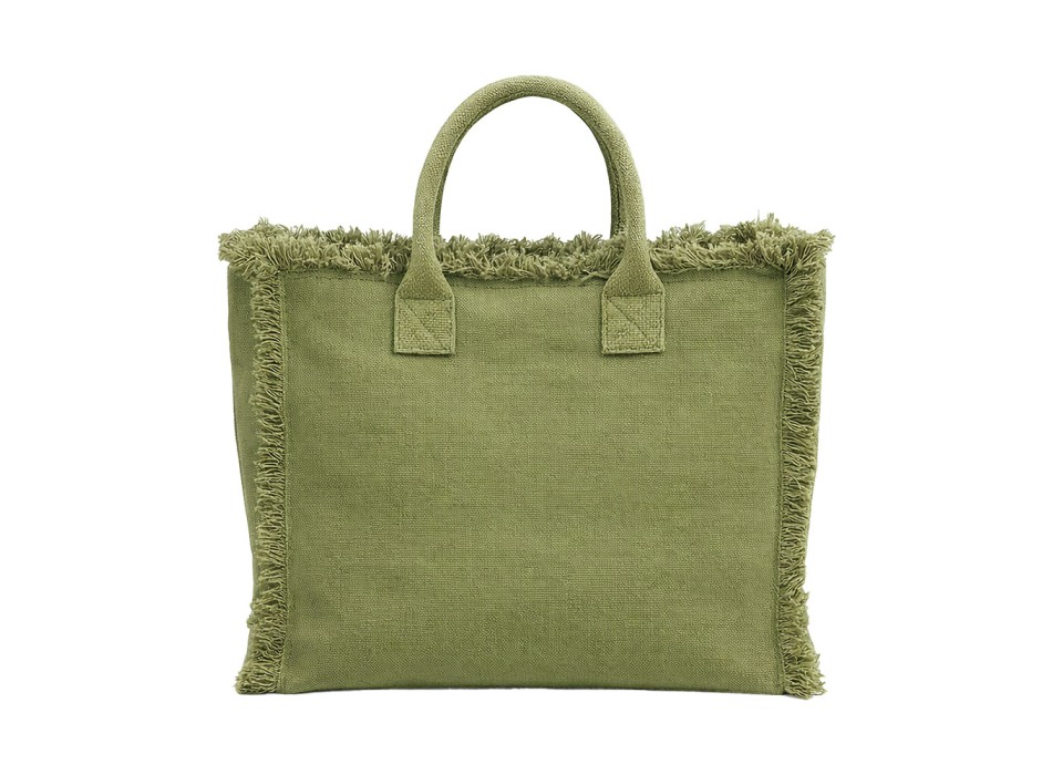 Borsa in cotone da 450 g/m2. Dotata di chiusura a zip e tasca interna FullGadgets.com