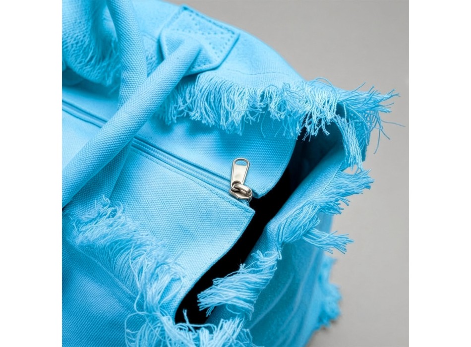 Borsa in cotone da 450 g/m2. Dotata di chiusura a zip e tasca interna FullGadgets.com