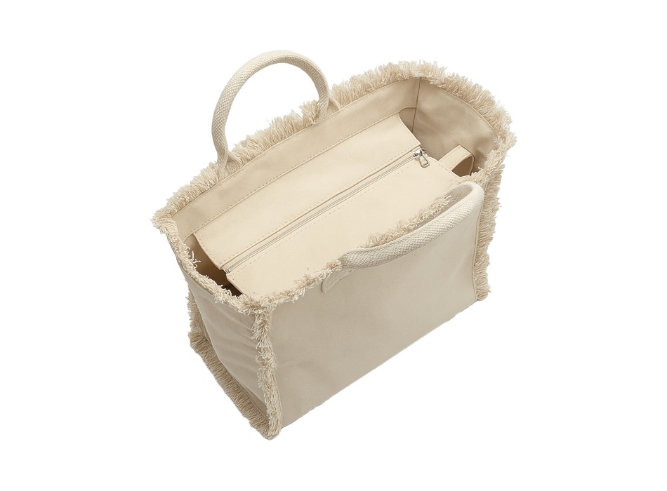 Borsa in cotone da 450 g/m2. Dotata di chiusura a zip e tasca interna FullGadgets.com