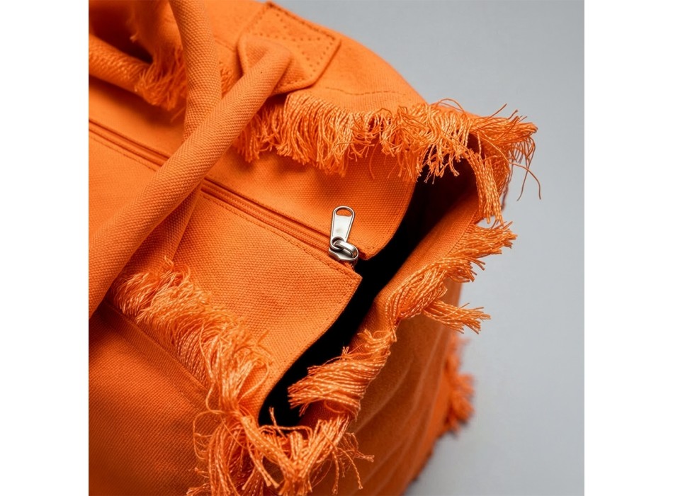 Borsa in cotone da 450 g/m2. Dotata di chiusura a zip e tasca interna FullGadgets.com