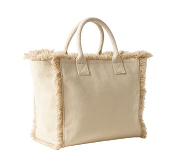 Borsa in cotone da 450 g/m2. Dotata di chiusura a zip e tasca interna FullGadgets.com