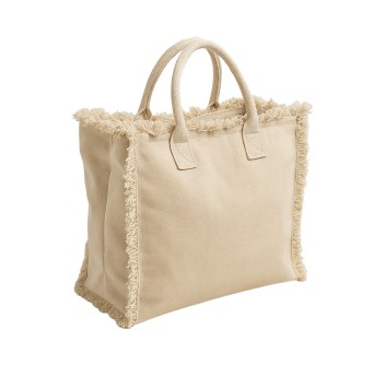 Borsa in cotone da 450 g/m2. Dotata di chiusura a zip e tasca interna FullGadgets.com