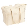 Borsa in cotone riciclato 450 g/m2 con manici lunghi e doppia tasca frontale FullGadgets.com