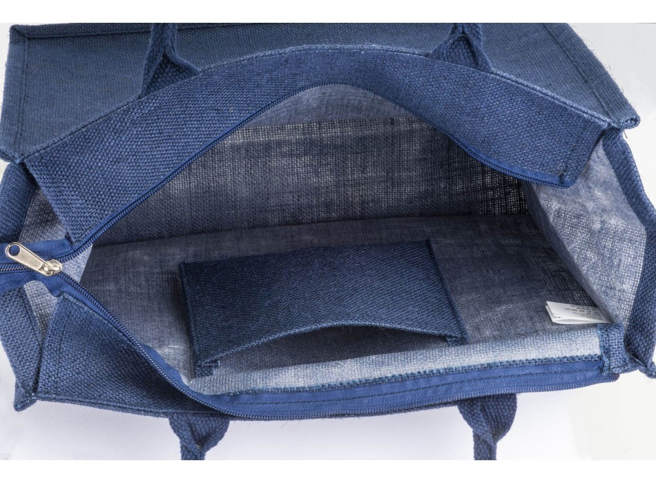 Borsa in juta con manici in cotone. Dotata di chiusura a zip FullGadgets.com