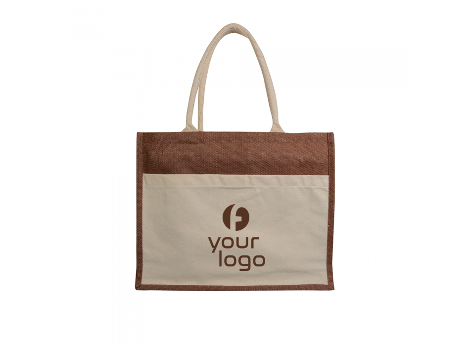 Borsa in Juta con soffietto FullGadgets.com