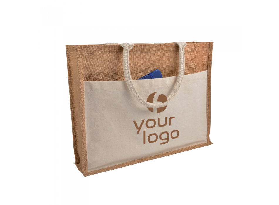 Borsa in Juta con soffietto FullGadgets.com