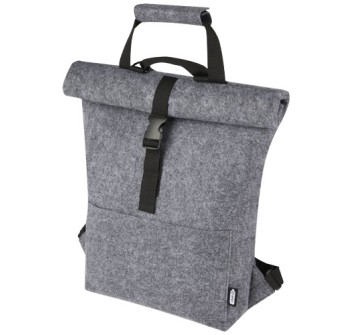 Borsa per bicicletta con chiusura arrotolabile in feltro riciclato GRS Felta - 13L FullGadgets.com