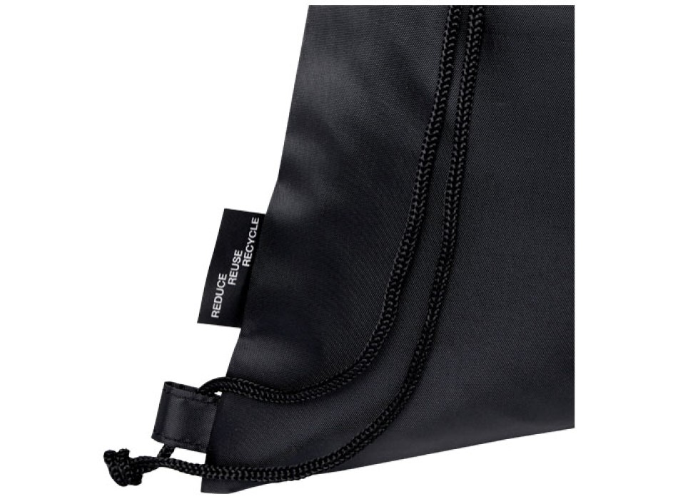 Borsa pieghevole con coulisse in materiale riciclato Ash - 7L FullGadgets.com